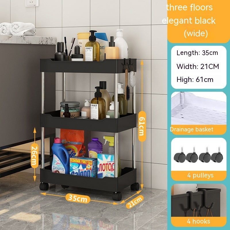 Household Floor Trolley Rack