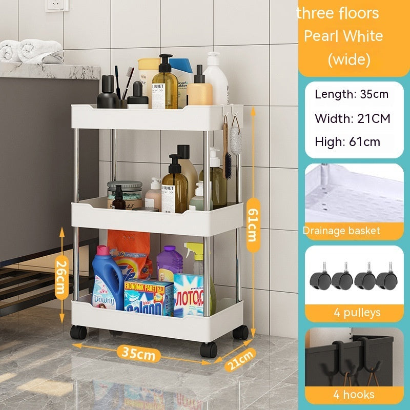 Household Floor Trolley Rack